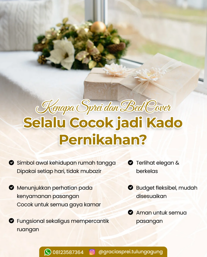 <p>Bingung cari kado nikahan yang nggak bakal bera